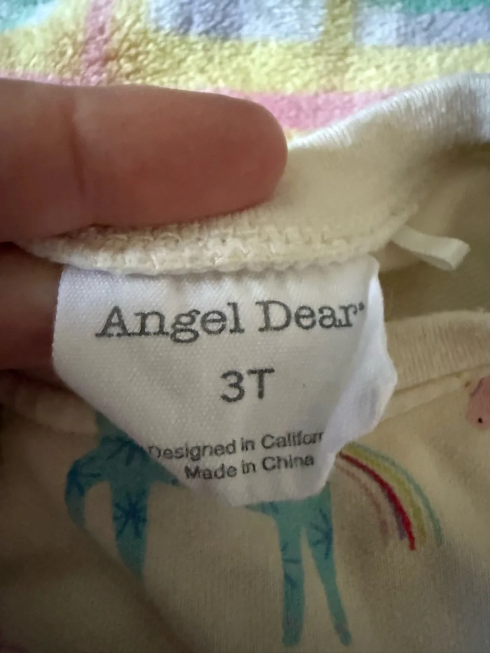 Angel Dear Lavender Ribbed Baby Leggings